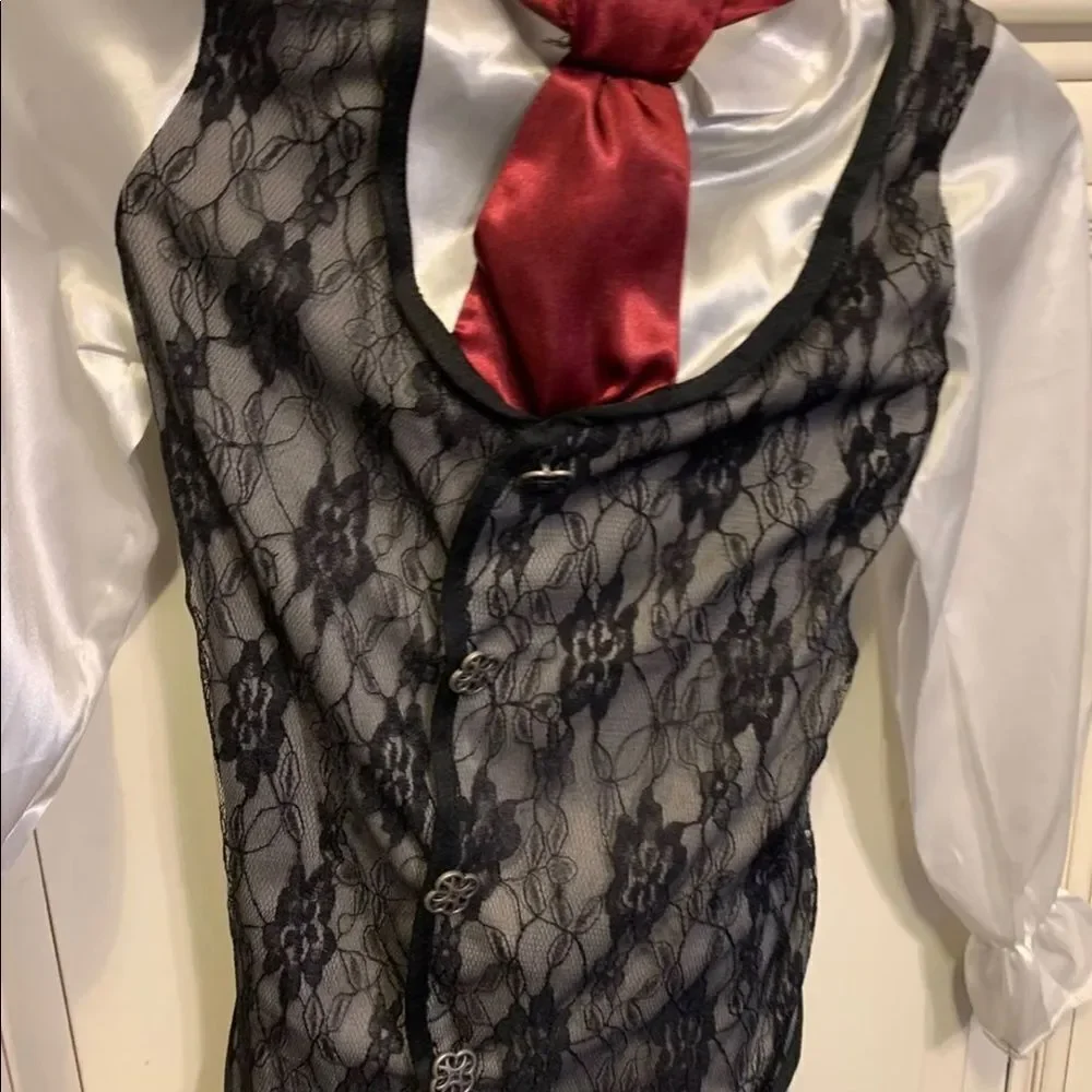 Incharacter midnight vampire cape vest designer costume kid Size 6